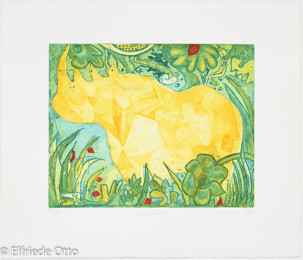 Elfriede Otto – Auf Safari - Kunsthandlung Langheinz