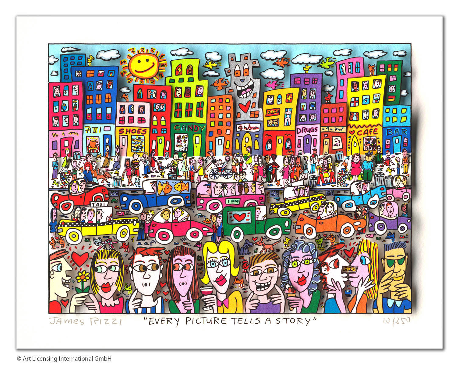 James Rizzi – Every Picture Tells A Story | Original 3D-Grafik
