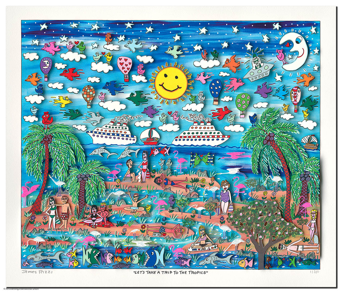 James Rizzi – Let’s Take A Trip To The Tropics - Kunsthandlung Langheinz