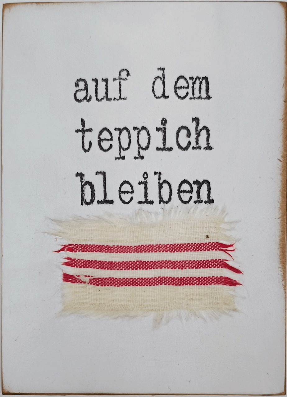 Jan M. Petersen – auf dem teppich bleiben - Kunsthandlung Langheinz