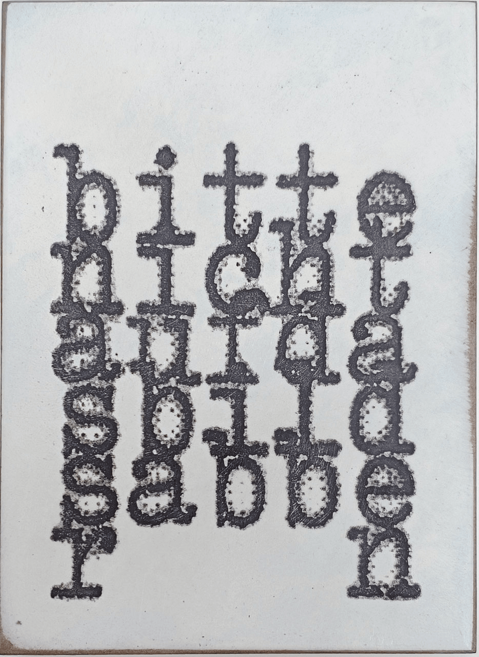 Jan M. Petersen – bitte nicht auf das bild sabbern - Kunsthandlung Langheinz