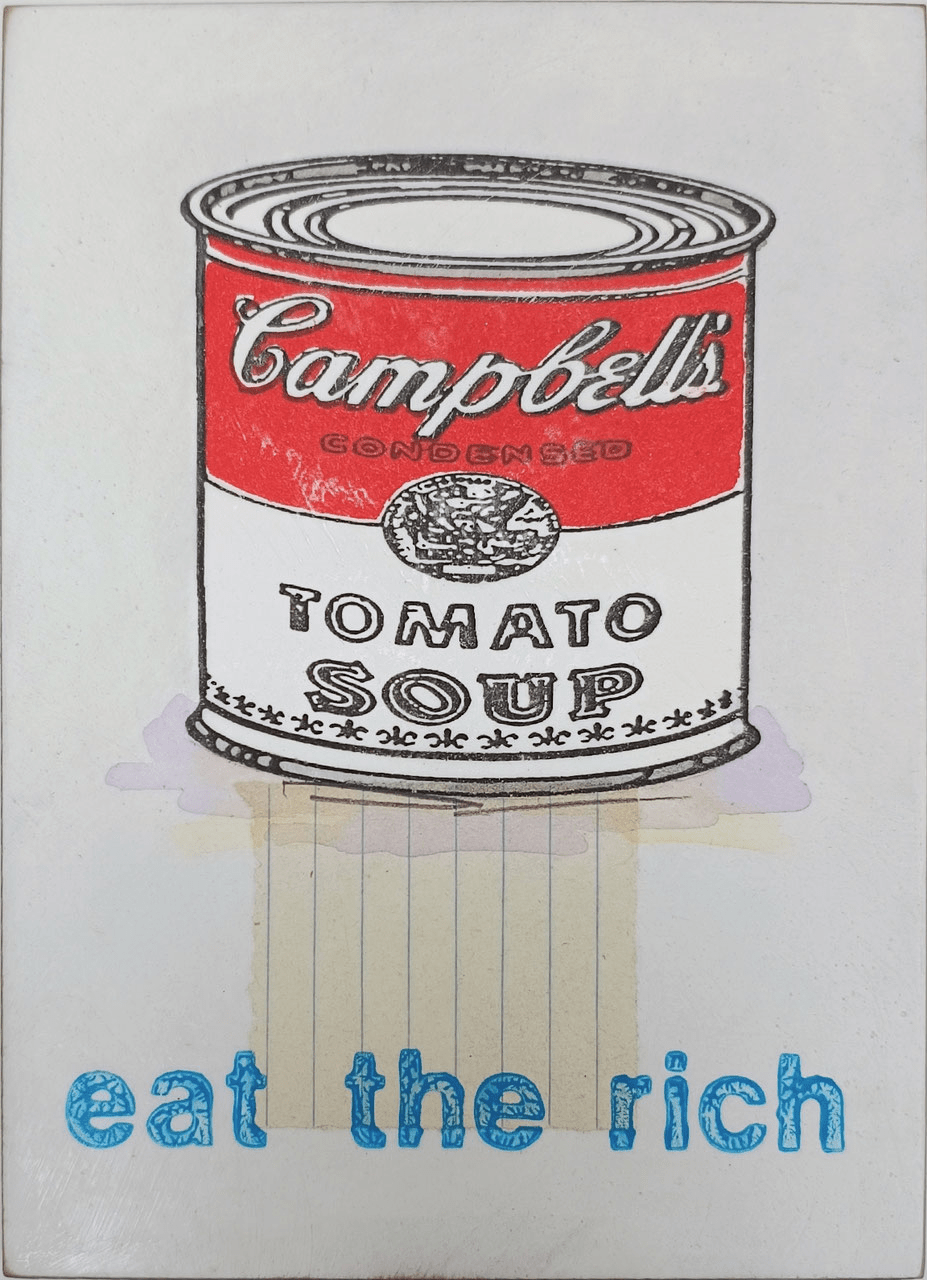 Jan M. Petersen – eat the rich (campbells) - Kunsthandlung Langheinz
