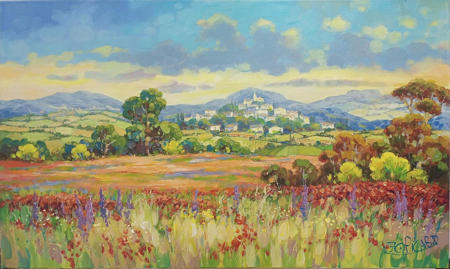 Jean Claude Picard – Mohn - Kunsthandlung Langheinz