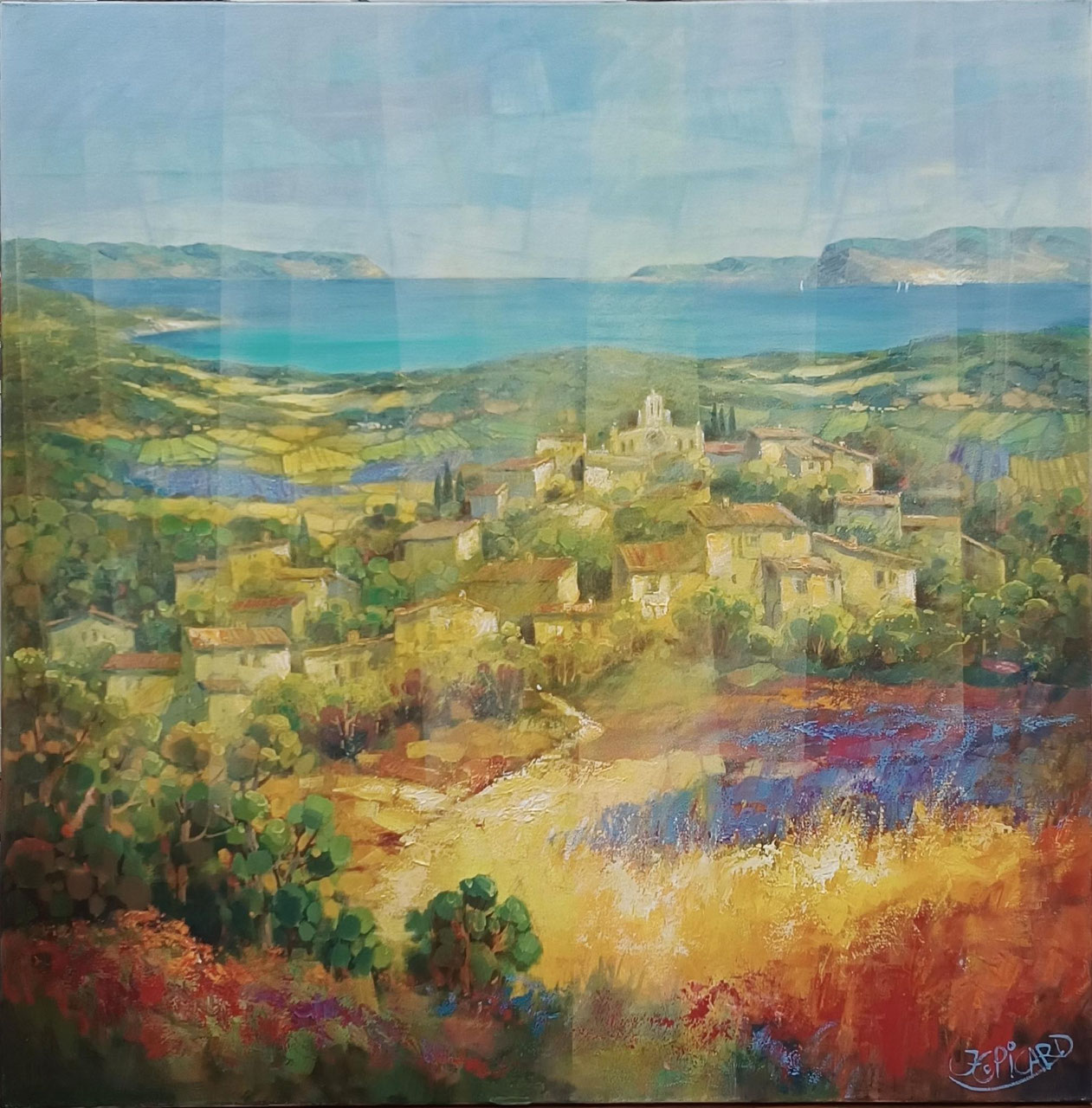 Jean Claude Picard – Mohnweg ins Dorf - Kunsthandlung Langheinz