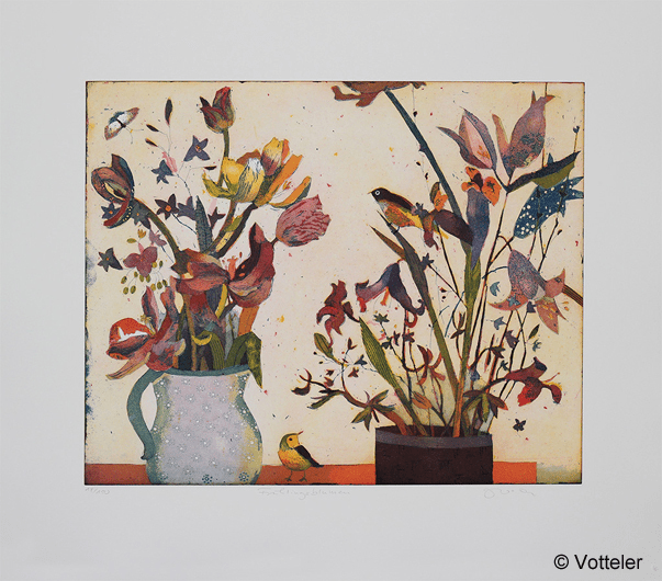 Jutta Votteler – Frühlingsblumen - Kunsthandlung Langheinz