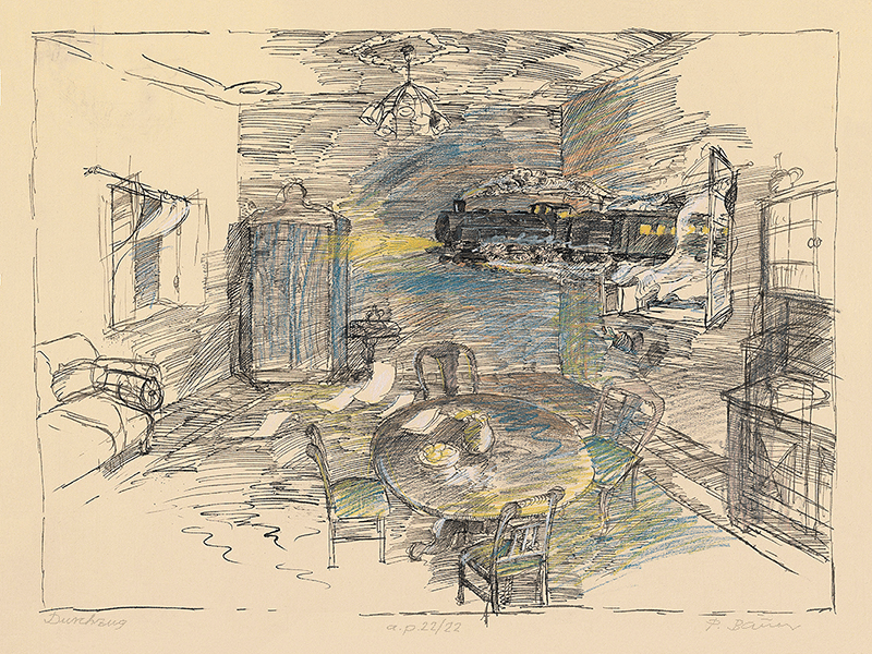 Peter Bauer - Durchzug - Kunsthandlung Langheinz
