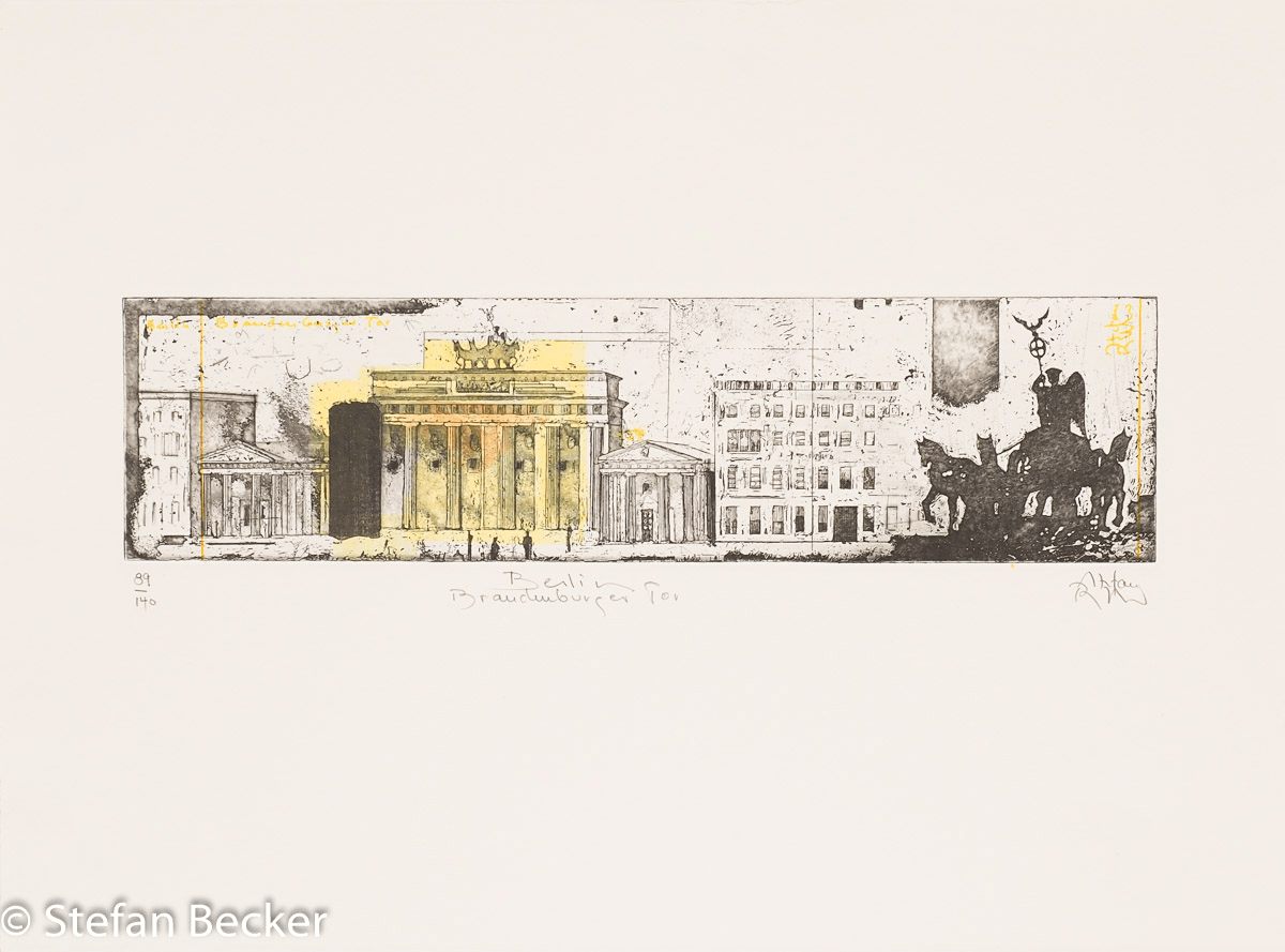 Stefan Becker – Berlin Brandenburger Tor - Kunsthandlung Langheinz