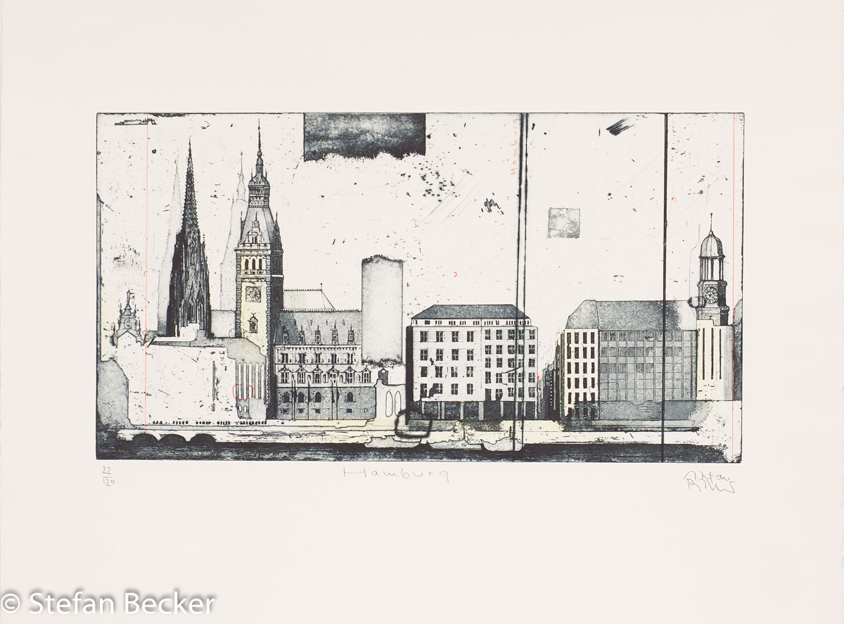 Stefan Becker – Hamburg Rathaus Jungfernstieg - Kunsthandlung Langheinz