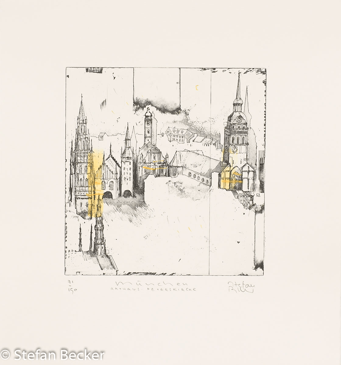 Stefan Becker – München Rathaus 1 - Kunsthandlung Langheinz