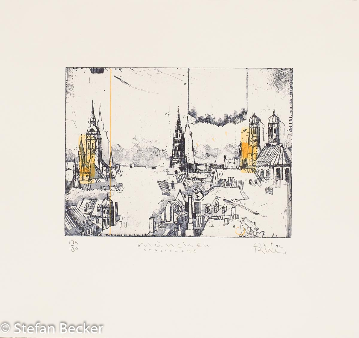 Stefan Becker – München Stadttürme - Kunsthandlung Langheinz