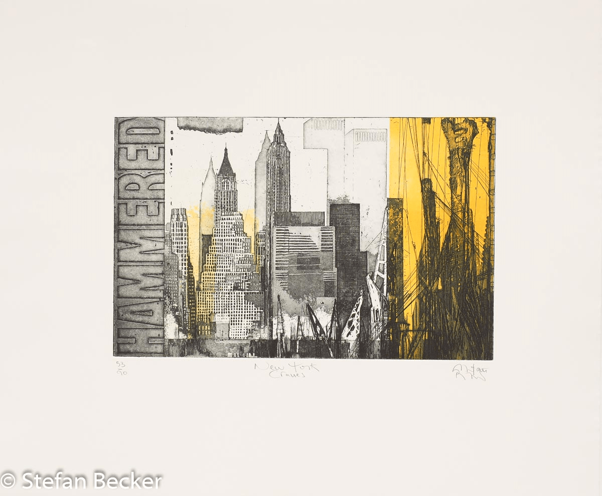 Stefan Becker – New York Cranes - Kunsthandlung Langheinz