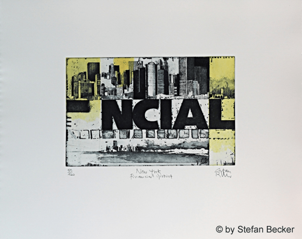 Stefan Becker – New York Financial District - Kunsthandlung Langheinz