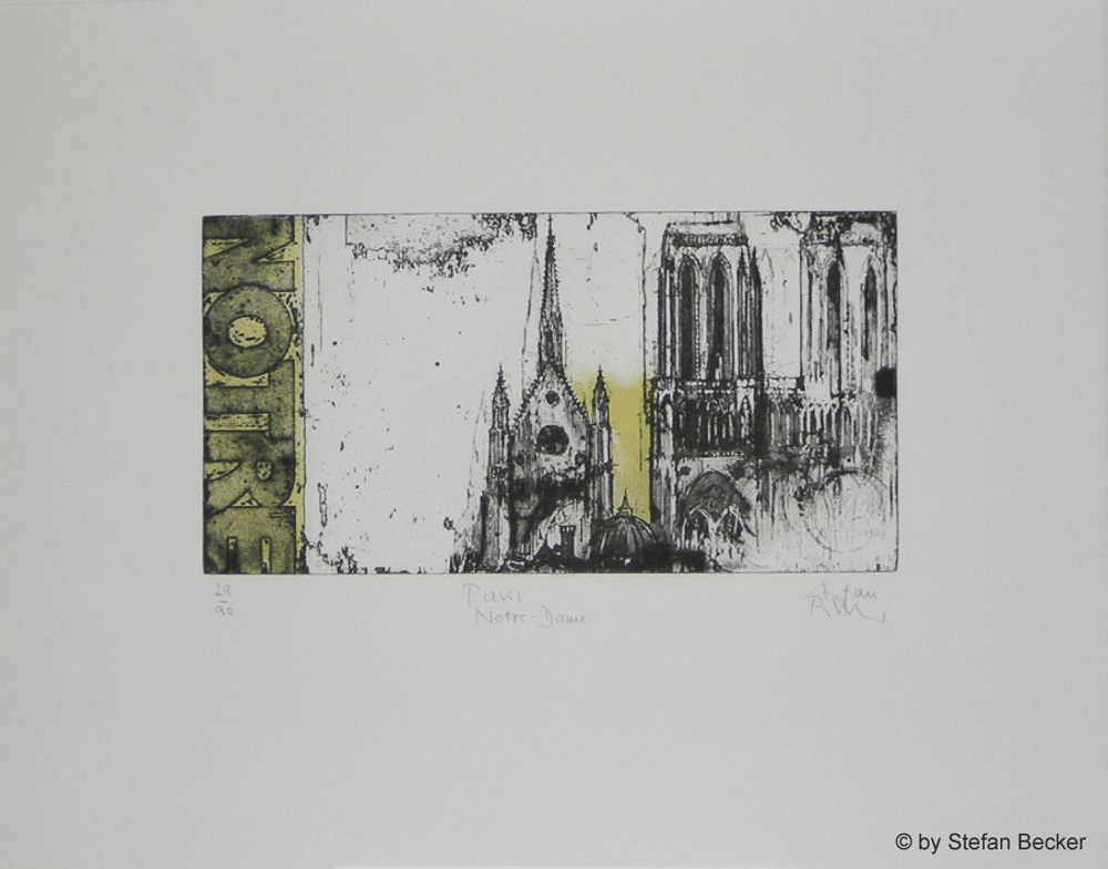 Stefan Becker – Paris Notre Dame - Kunsthandlung Langheinz