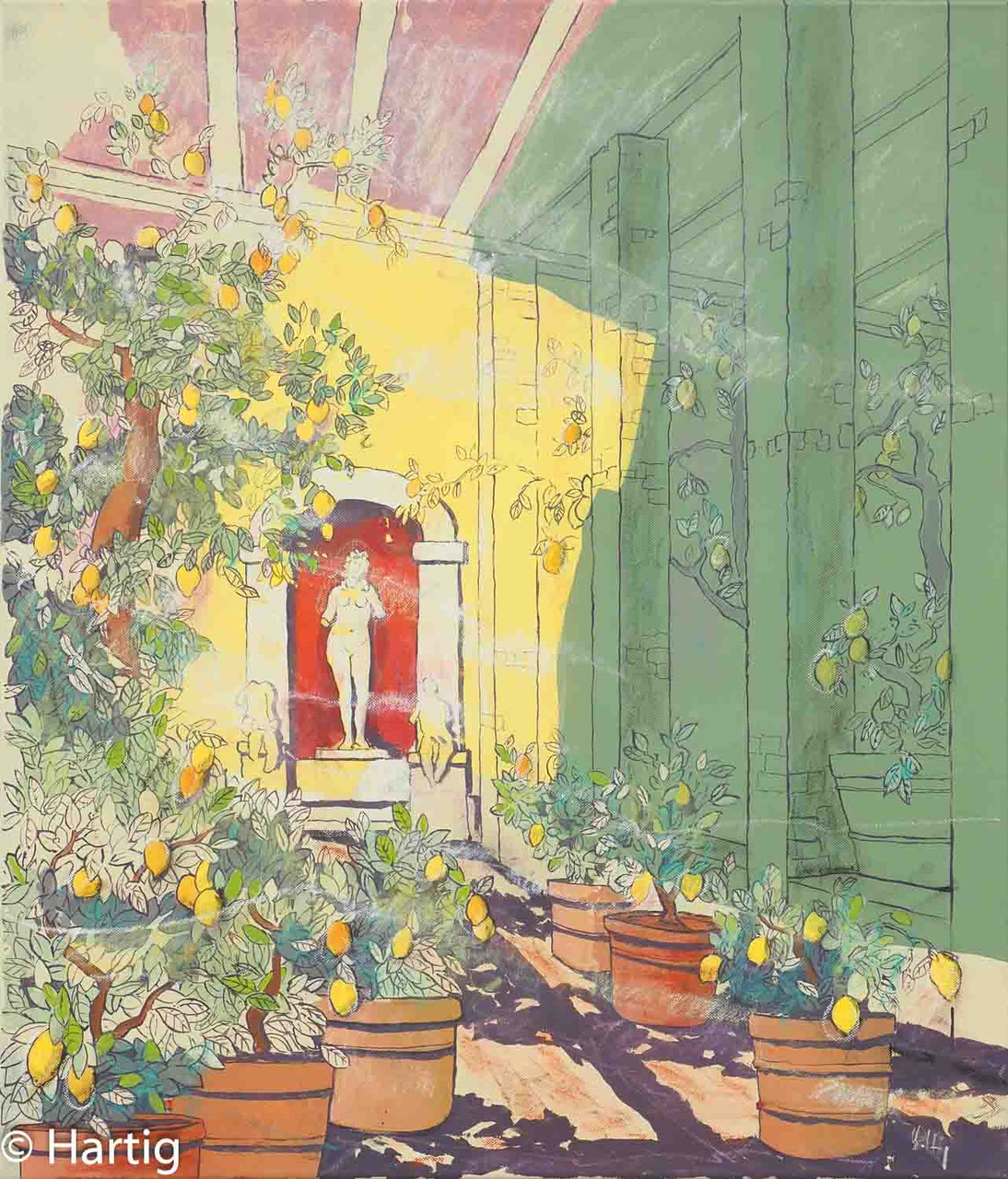 Ulrich Hartig – Limonaio di S. Vigilio - Kunsthandlung Langheinz