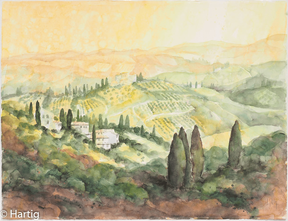 Ulrich Hartig – Vernaccia di S. Gimignano - Kunsthandlung Langheinz