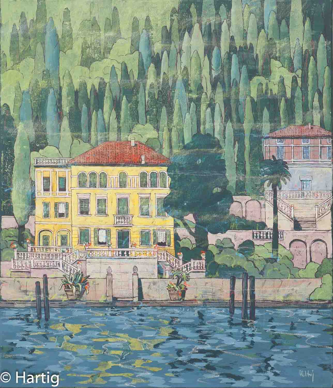 Ulrich Hartig – Villen am See - Kunsthandlung Langheinz