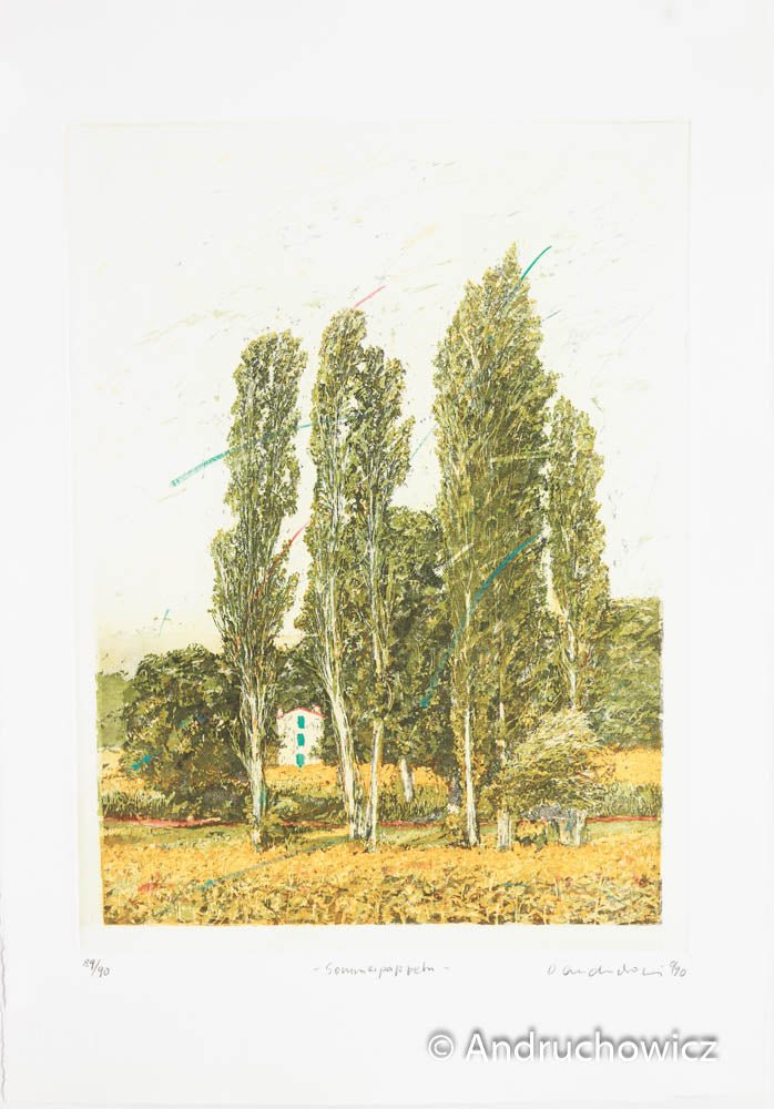 Dietlinde Andruchowicz - Sommerpappeln - Kunsthandlung Langheinz