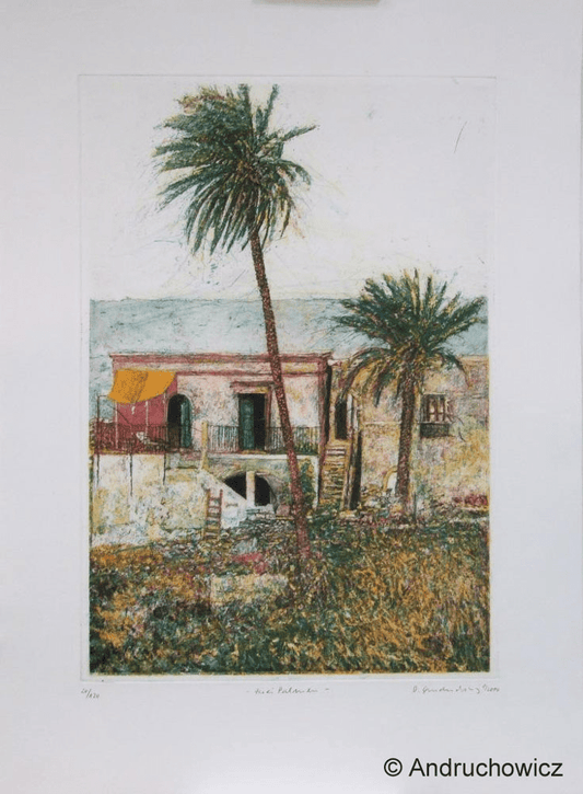 Dietlinde Andruchowicz - Zwei Palmen - Kunsthandlung Langheinz