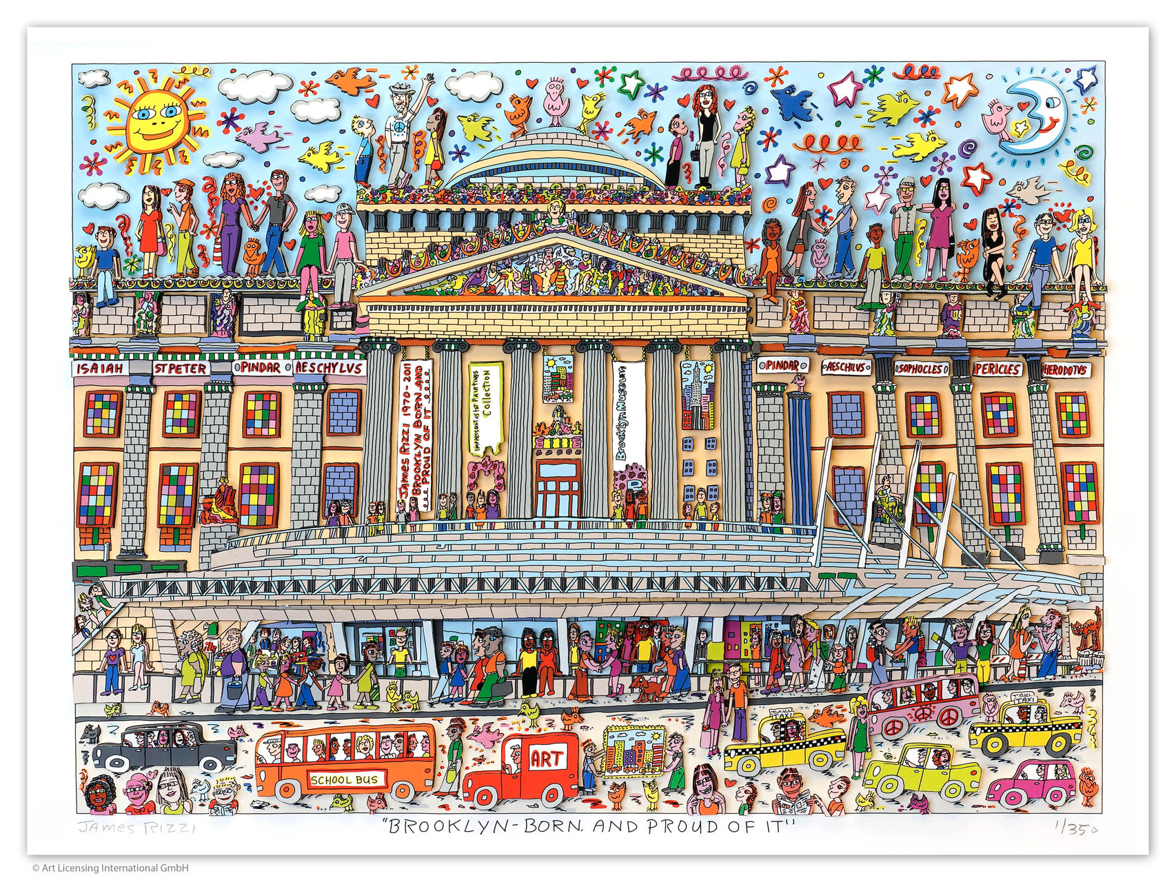 James Rizzi – Brooklyn Born And Proud Of It - Kunsthandlung Langheinz