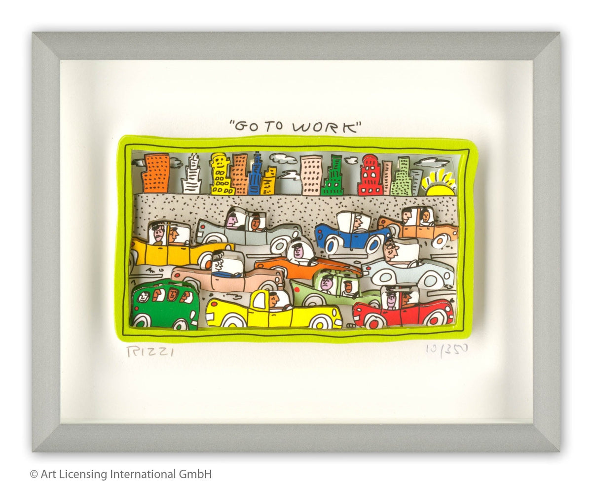 James Rizzi – Go to Work - Kunsthandlung Langheinz