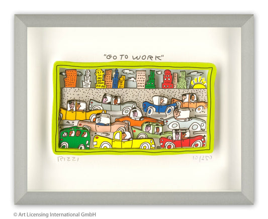 James Rizzi – Go to Work - Kunsthandlung Langheinz