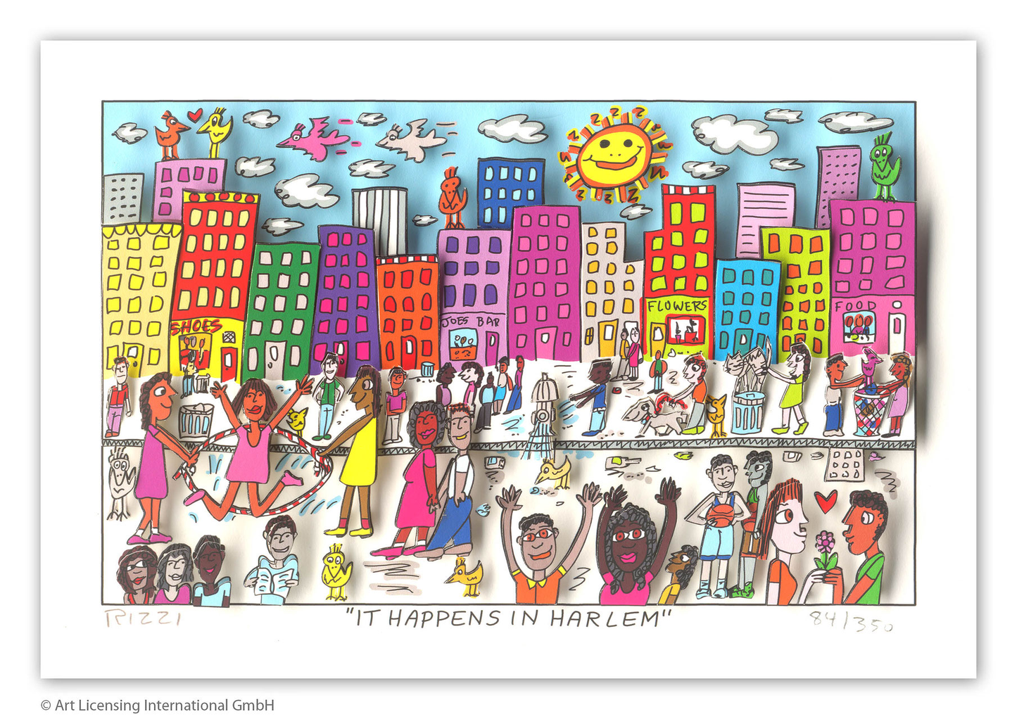 James Rizzi – It Happens In Harlem - Kunsthandlung Langheinz