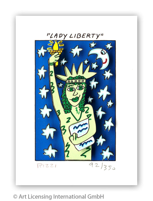 James Rizzi – Lady Liberty - Kunsthandlung Langheinz