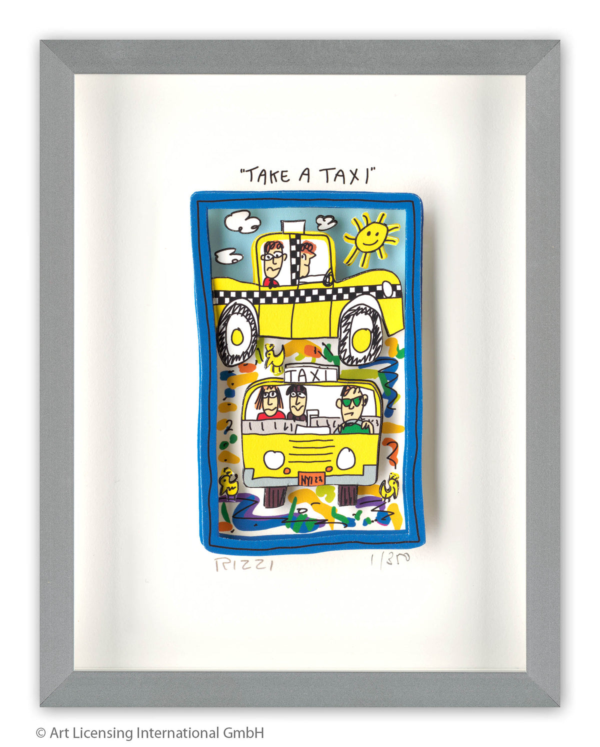 James Rizzi – Take a Taxi - Kunsthandlung Langheinz
