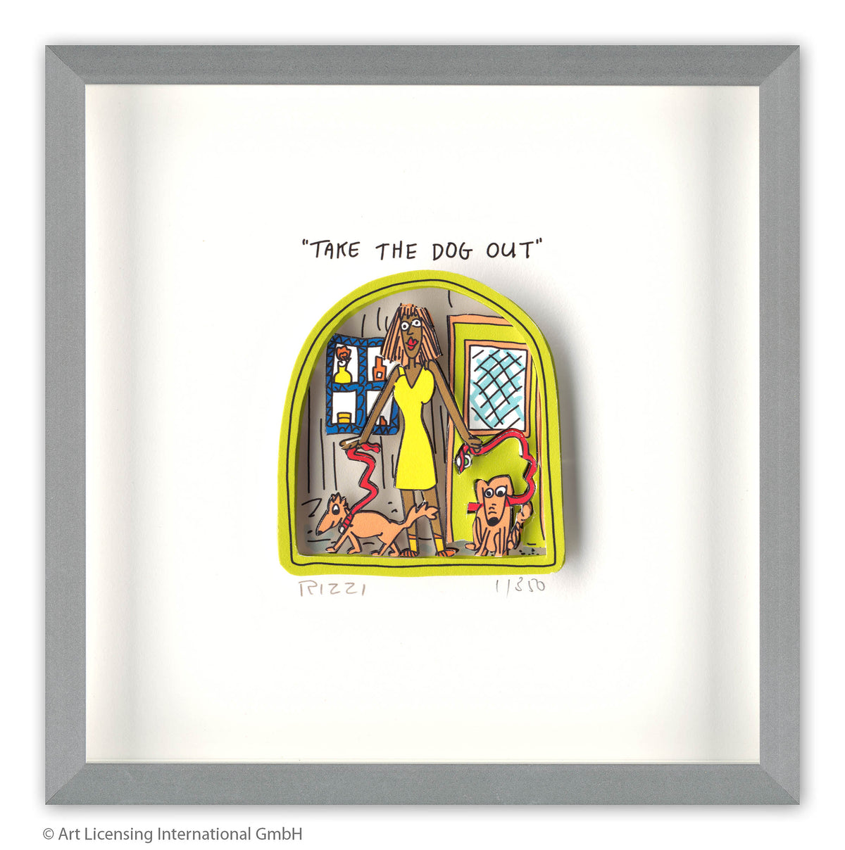 James Rizzi – Take the Dog Out - Kunsthandlung Langheinz
