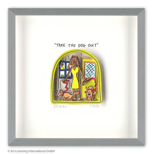 James Rizzi – Take the Dog Out - Kunsthandlung Langheinz